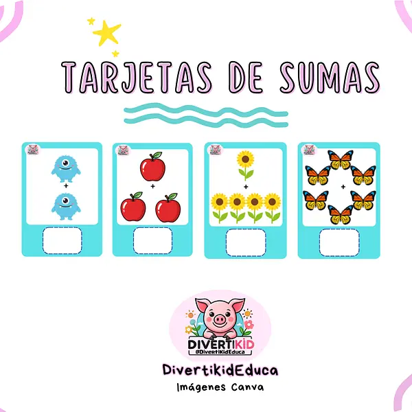 Tarjetas de sumas