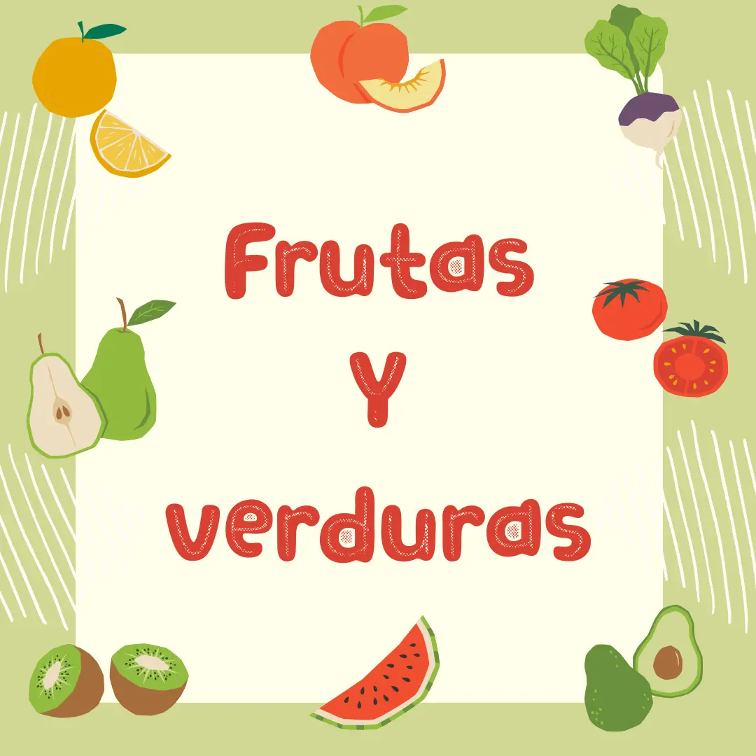 Láminas de Frutas y verduras