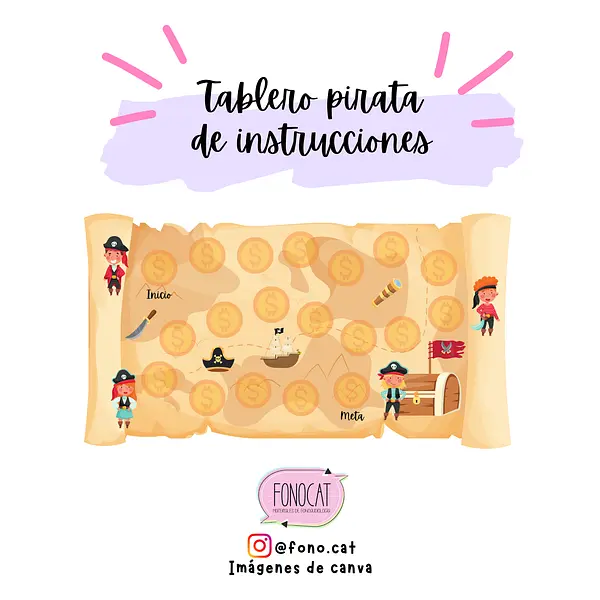 Tablero pirata de Instrucciones