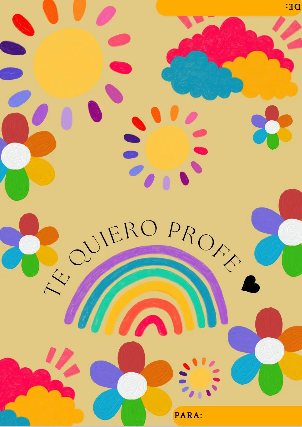 TARJETA DÍA DEL PROFESOR