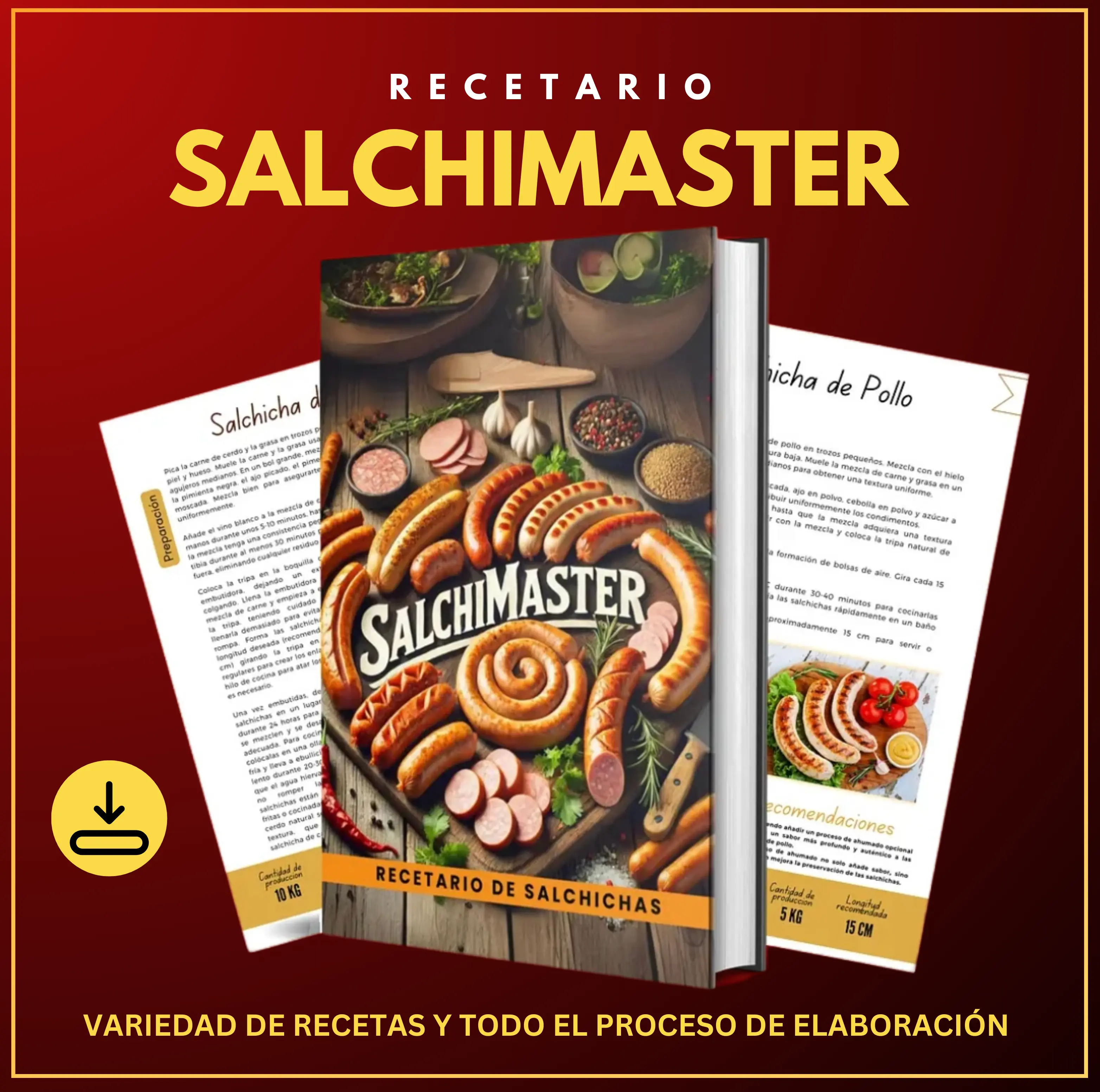 SALCHIMASTER: RECETARIO DE SALCHICHAS ARTESANALES