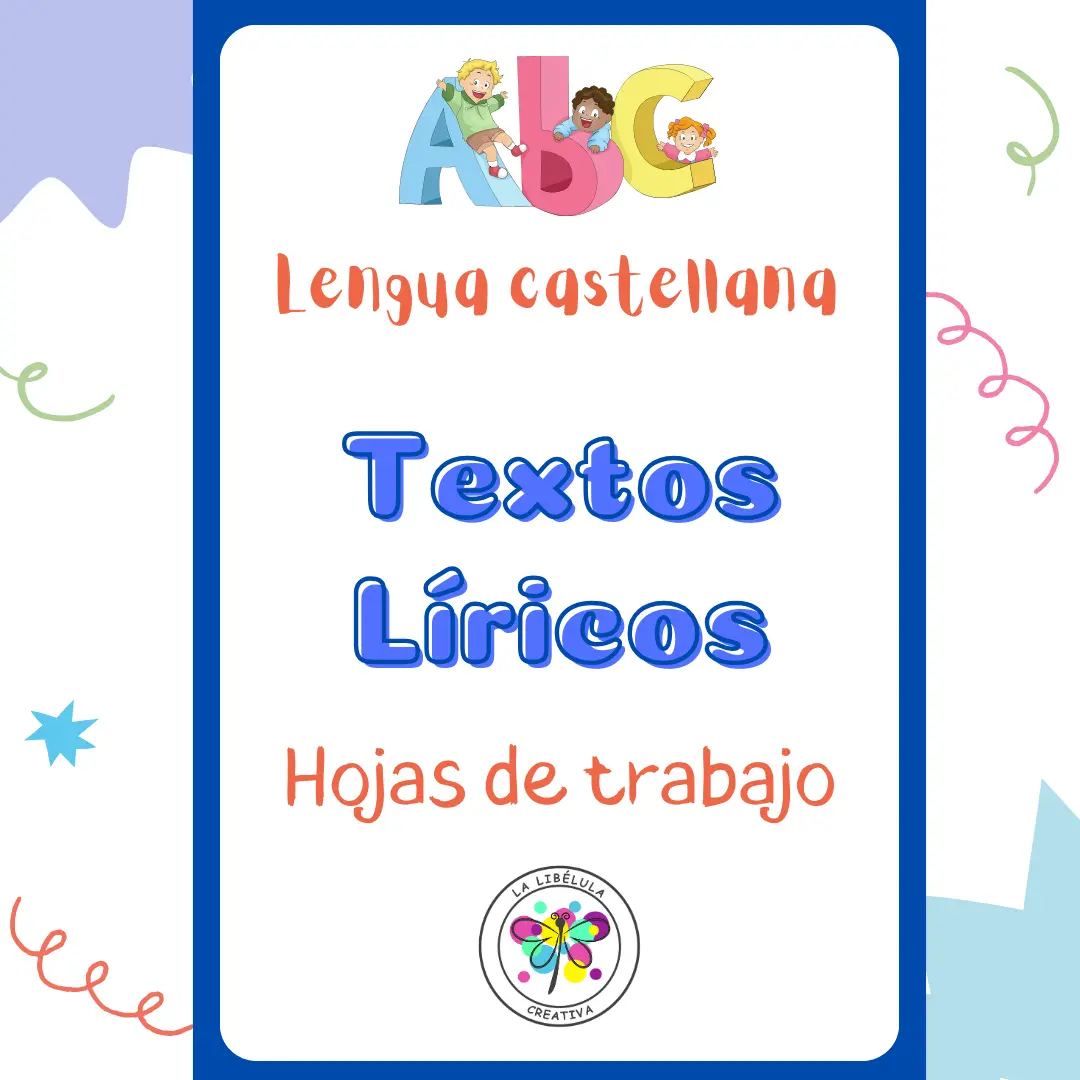 Spanish Lyrical Texts Fable Textos Líricos Lengua Fábula Trabalenguas Poema