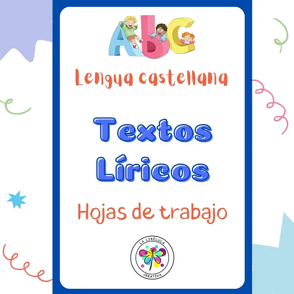 Spanish Lyrical Texts Fable Textos Líricos Lengua Fábula Trabalenguas Poema