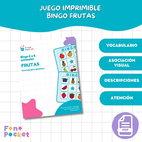 Juego bingo frutas