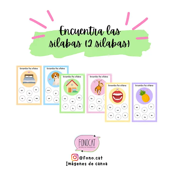 Encuentra las Sílabas