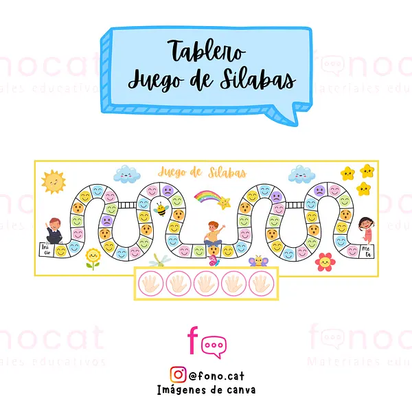 Tablero: Juego de Sílabas