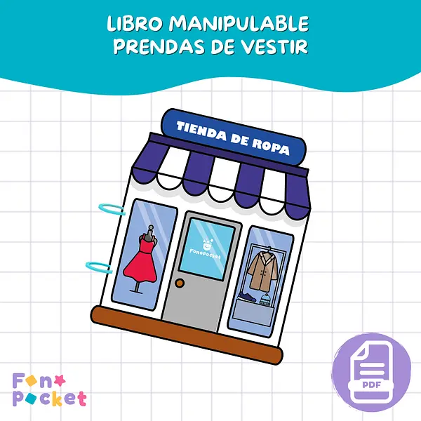 Libro manipulable prendas de vestir