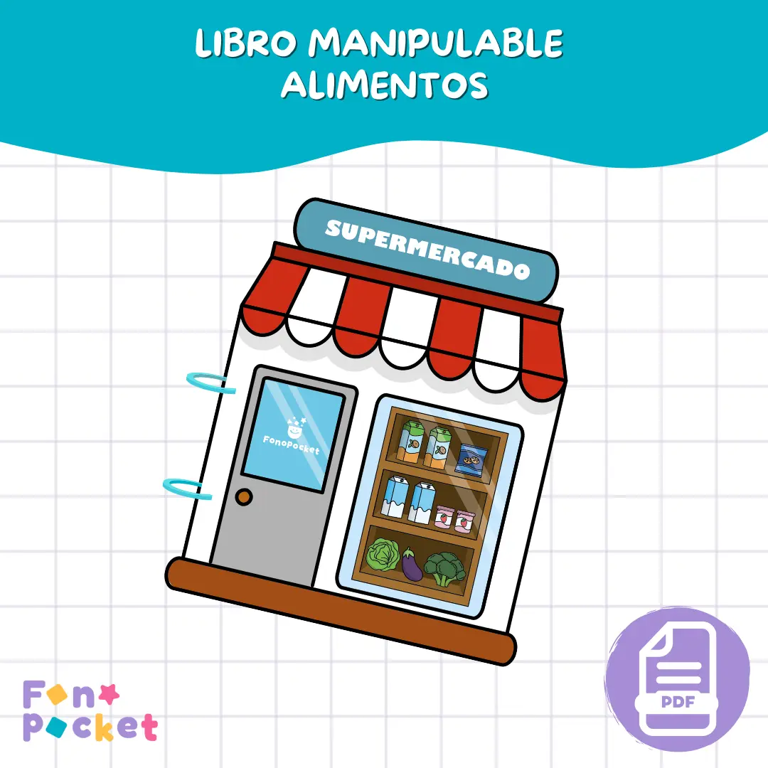 Libro manipulable alimentos