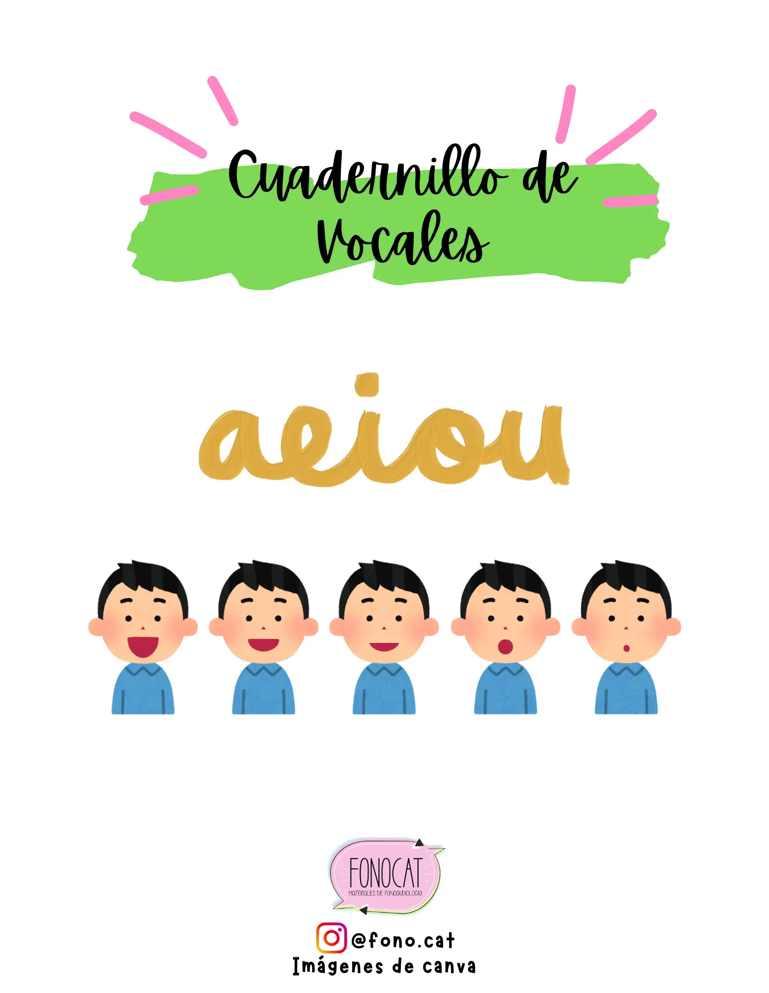 Cuadernillo de Vocales