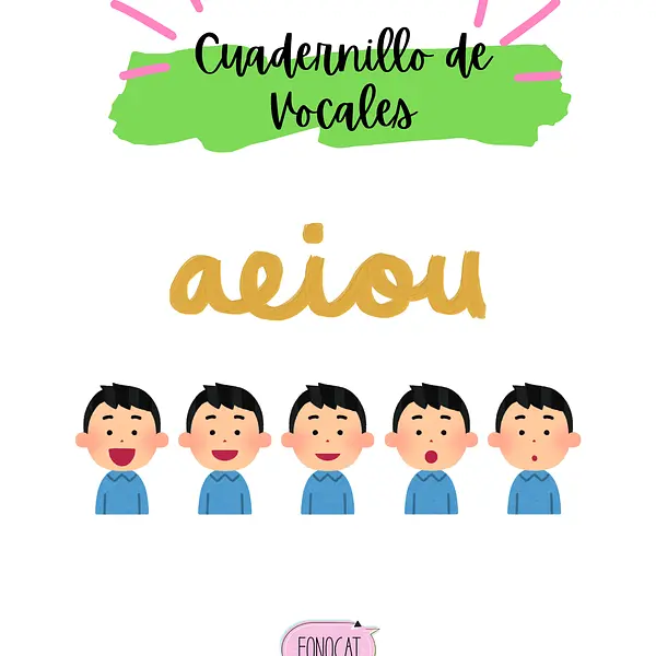 Cuadernillo de Vocales