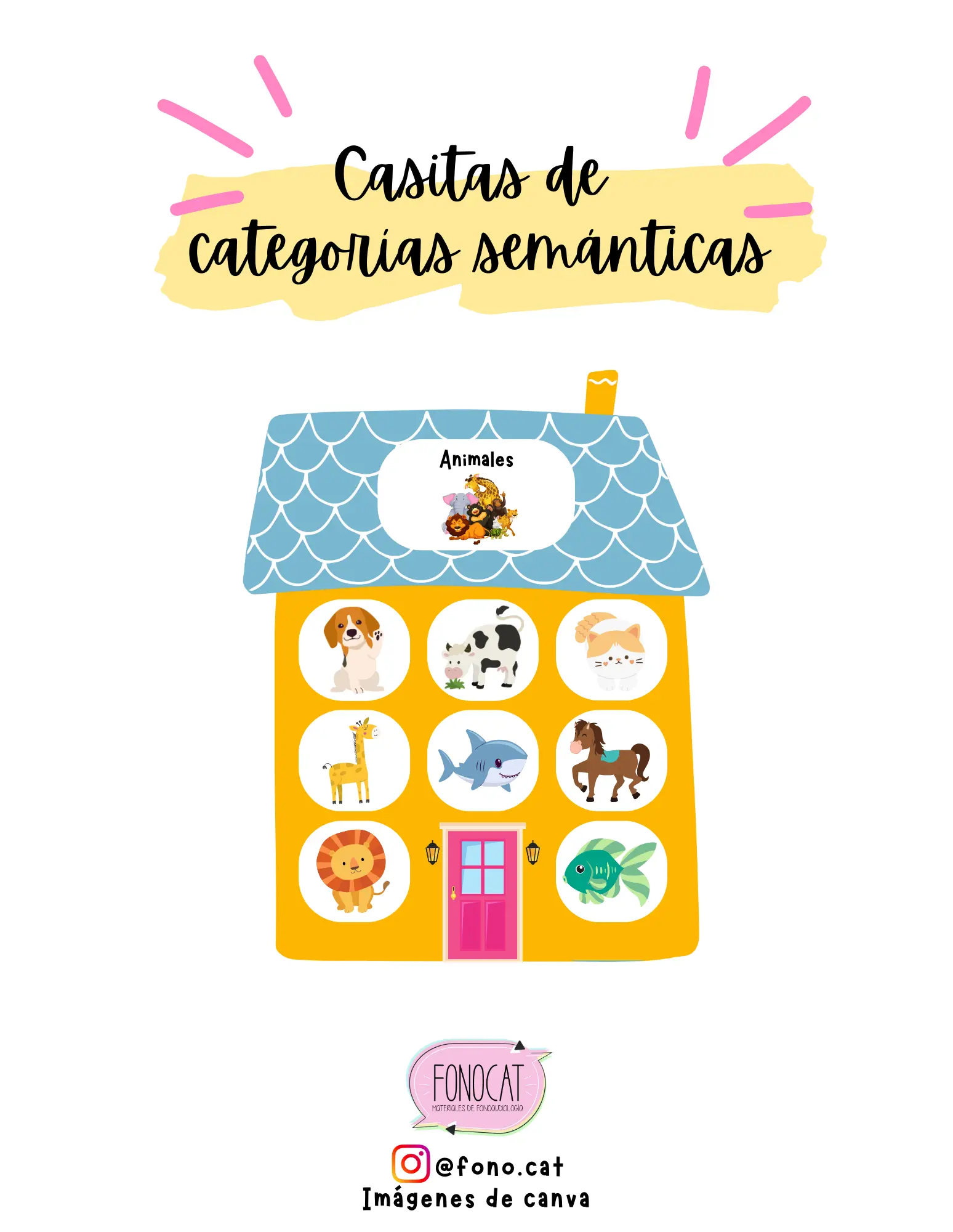 Casitas de Categorías Semánticas