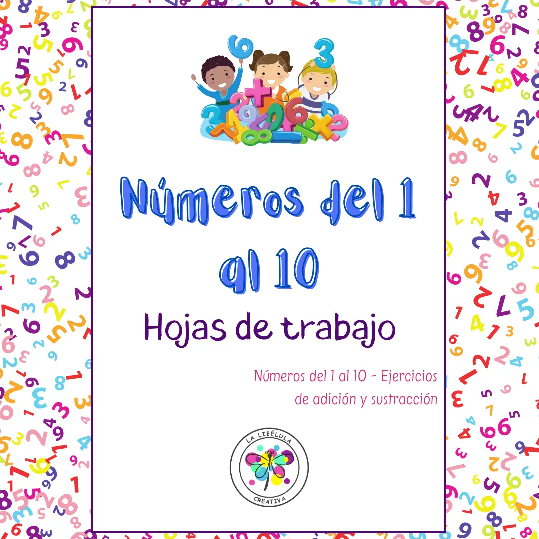 Spanish Numbers 1 10 Adition Subtraction Math Números Adición Sustracción