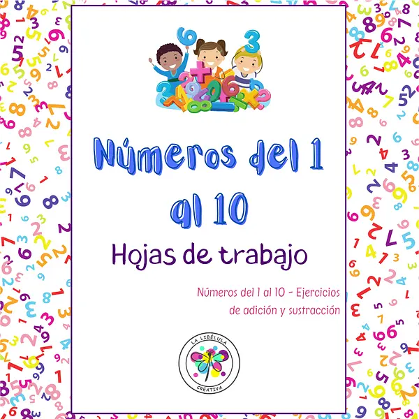 Spanish Numbers 1 10 Adition Subtraction Math Números Adición Sustracción