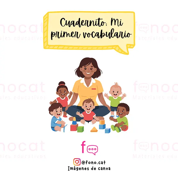 Cuadernito "Mi primer vocabulario"