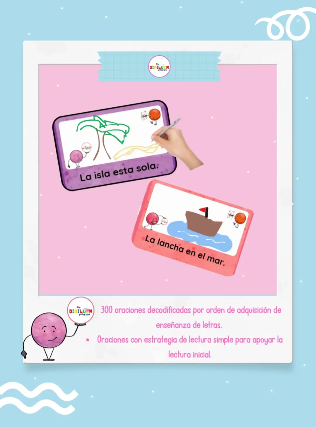 Lee y dibuja