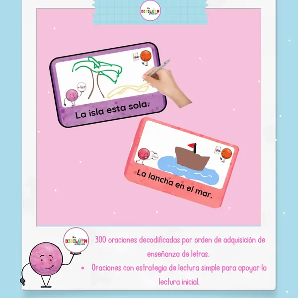 Lee y dibuja