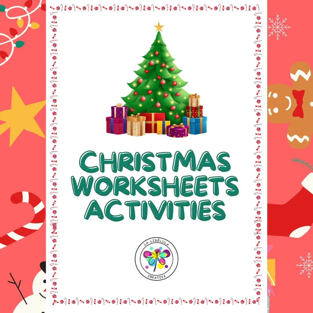 Worksheets Activities Color Cut Numbers Christmas Craft NO PREP