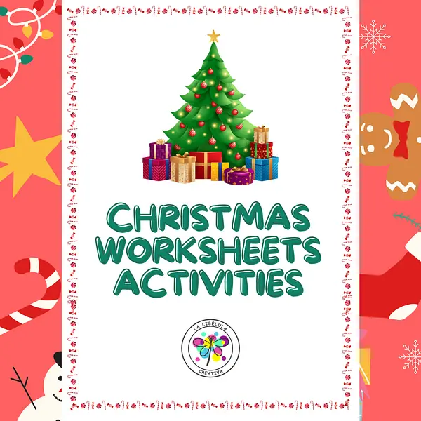 Worksheets Activities Color Cut Numbers Christmas Craft NO PREP