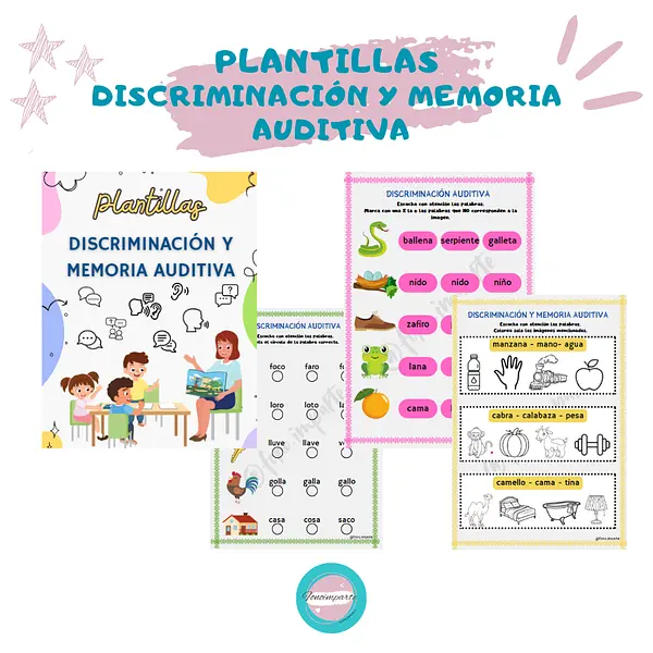 Plantillas Discriminación y Memoria Auditiva