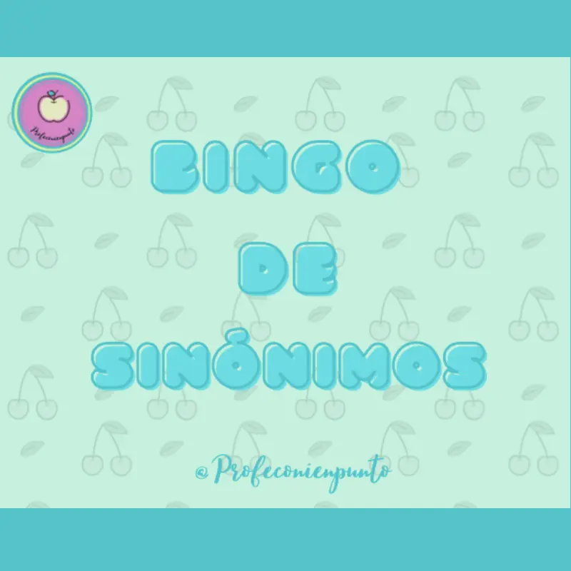 Bingo de sinónimos