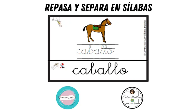 Repasa y Separa en Sílabas