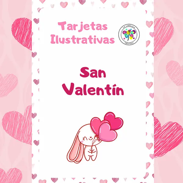 Spanish Flash Cards Valentine´s Day Tarjetas Ilustrativas San Valentín