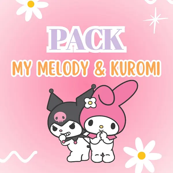 Pack My melody y kuromi