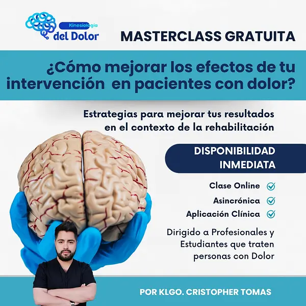Masterclass Cómo Mejorar Efectos de Intervención en Pacientes con Dolor