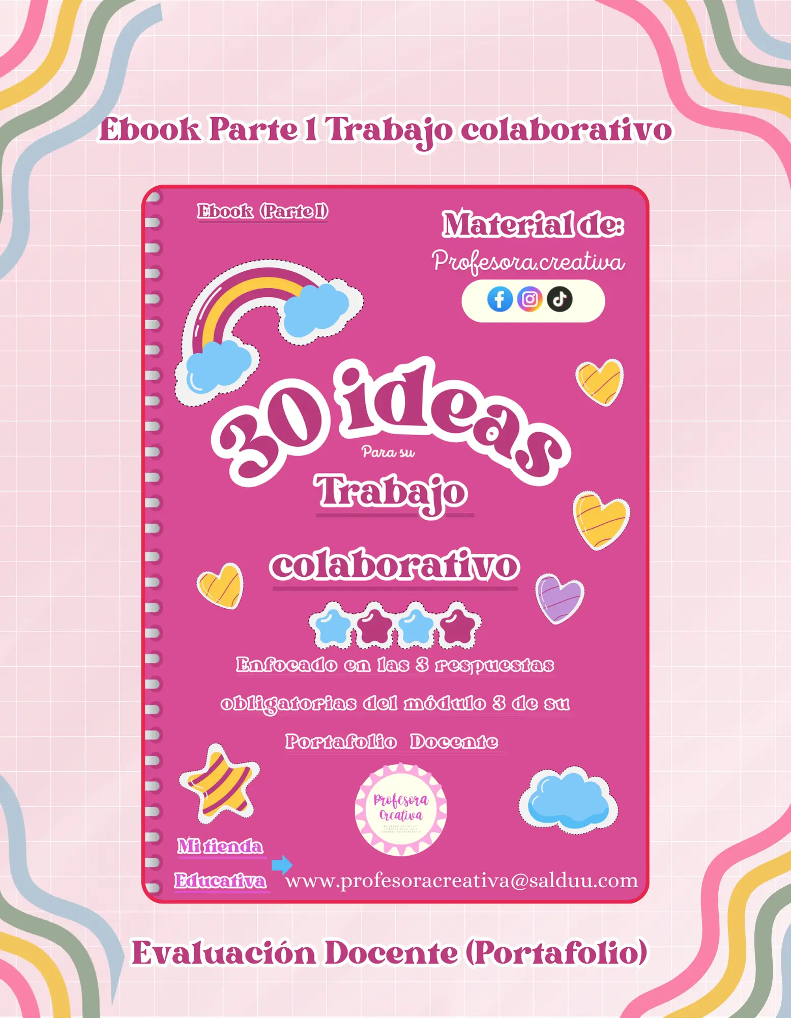 EBOOK DE 30 IDEAS PARA SU TRABAJO COLABORATIVO "EVALUACIÓN DOCENTE"