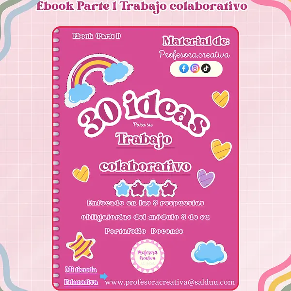EBOOK  DE 30 IDEAS PARA SU TRABAJO COLABORATIVO "EVALUACIÓN DOCENTE"