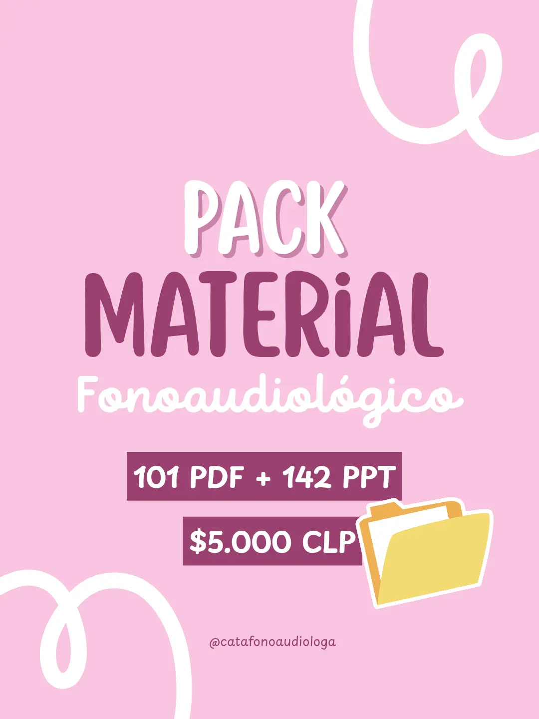 Pack Material Fonoaudiológico