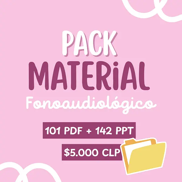 Pack Material Fonoaudiológico