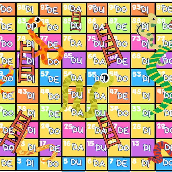 Serpientes y Escaleras - Fonema D