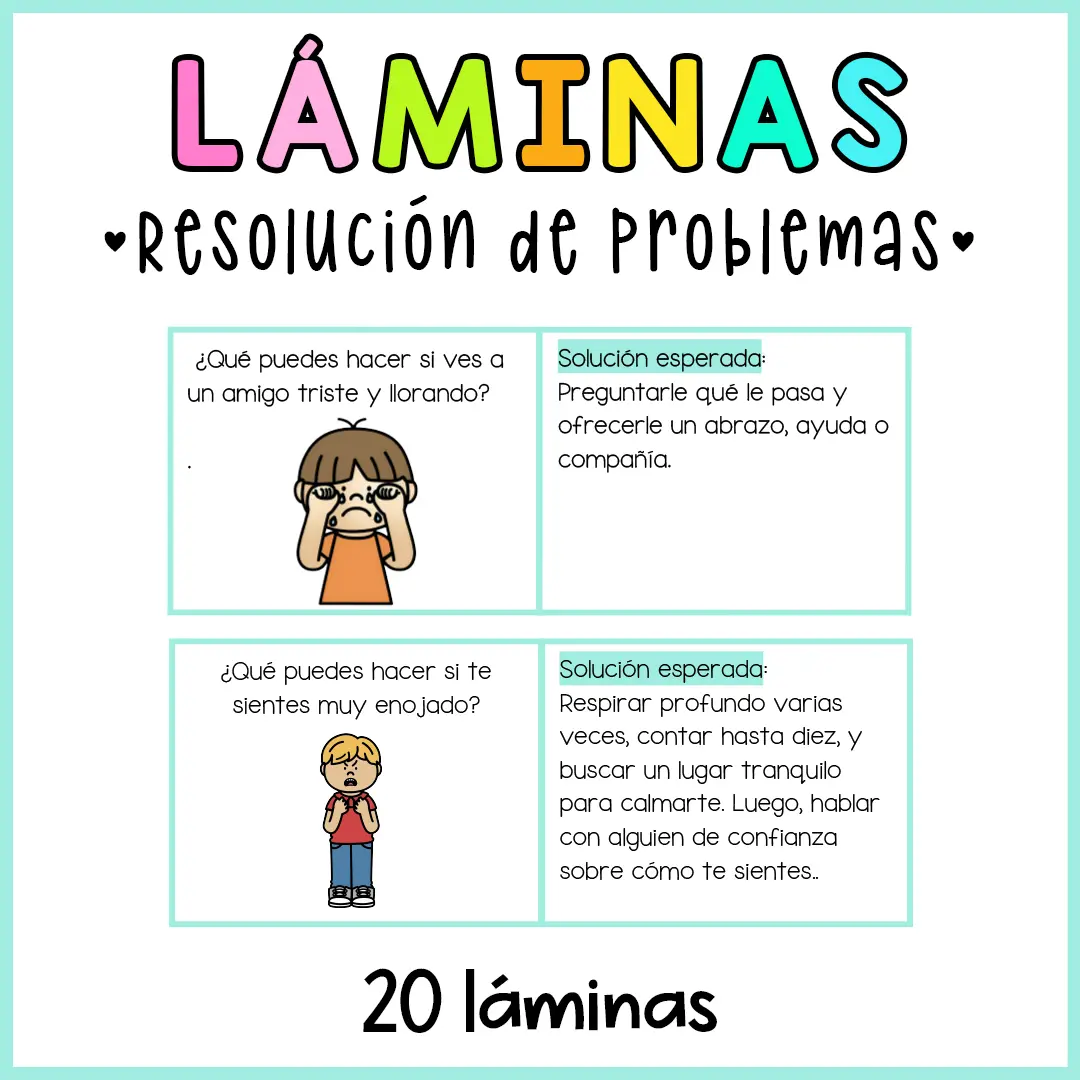 LÁMINAS SOLUCION DE PROBLEMAS