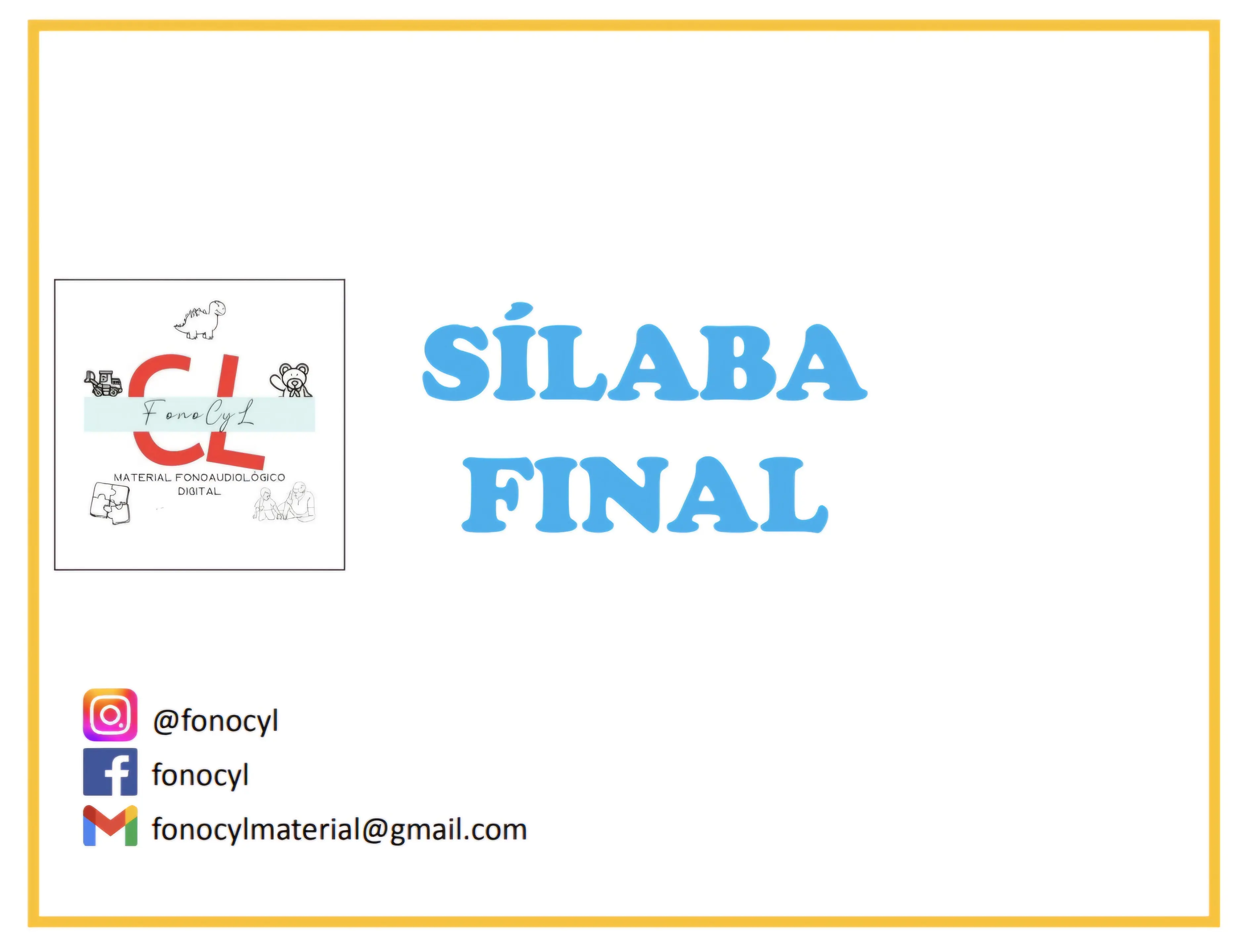 Silaba final