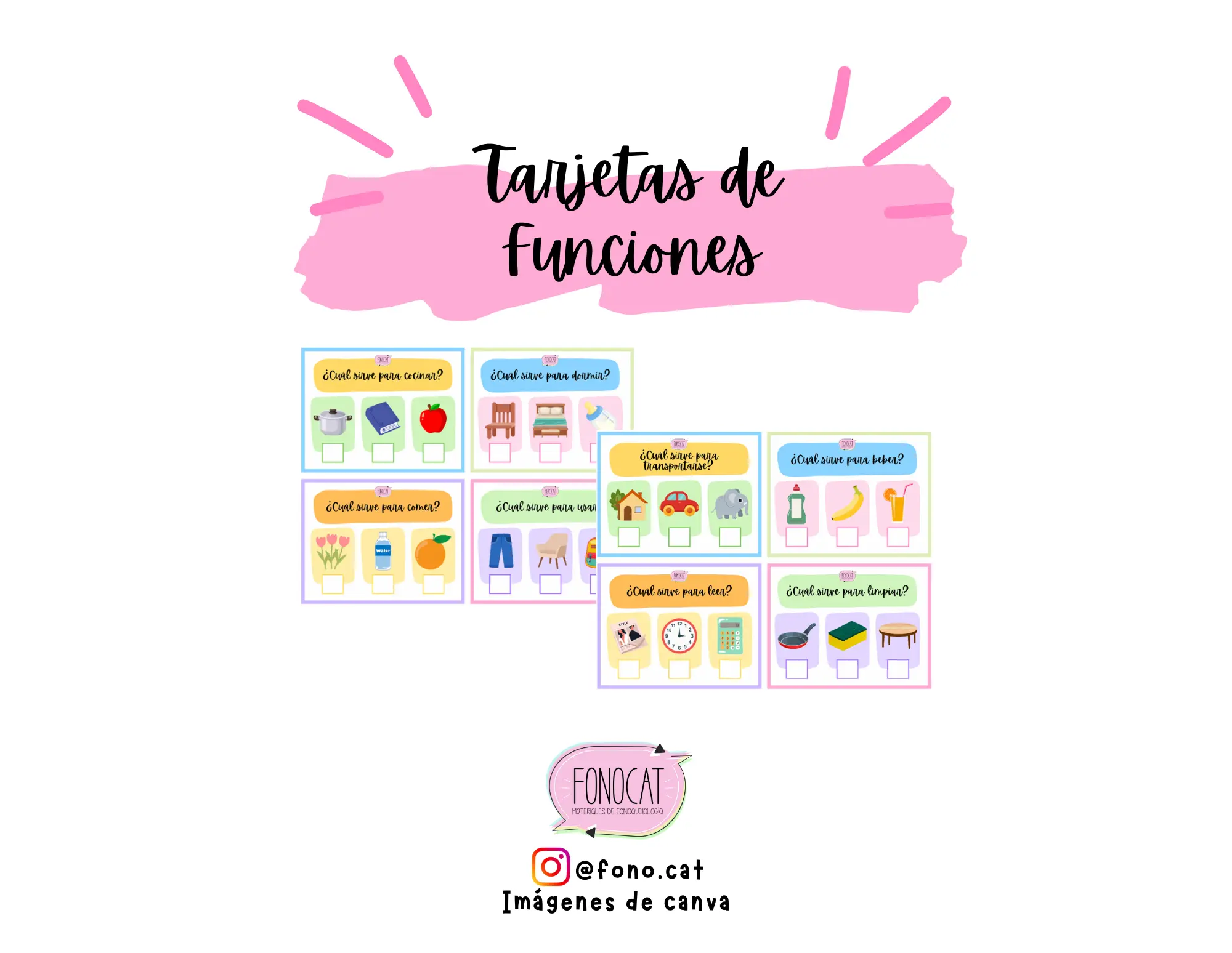 Tarjetas de Funciones