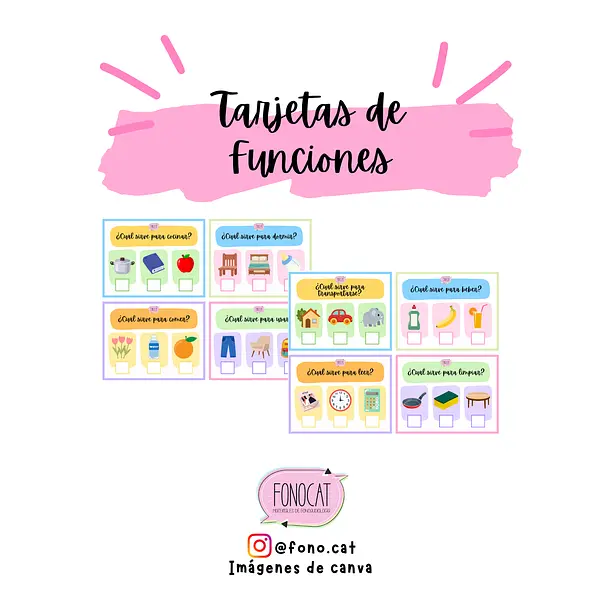 Tarjetas de Funciones