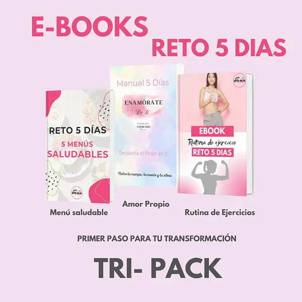 Kit eBook: Reto de 5 Días para una Vida Saludable 2