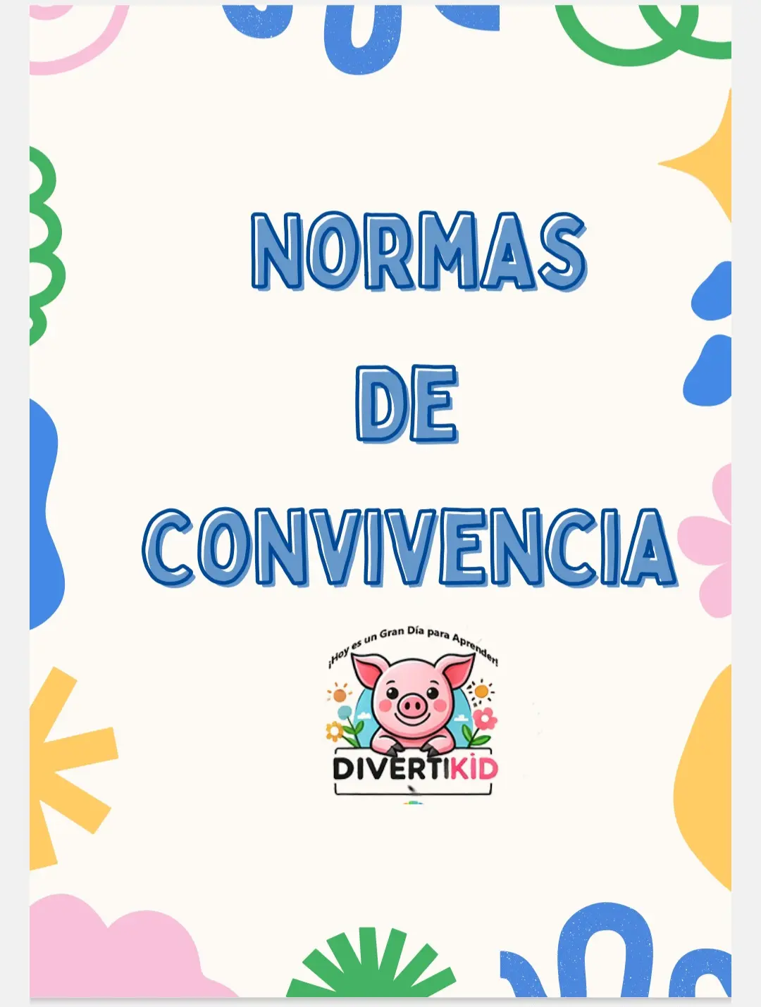 Normas de Convivencia en Pictogramas