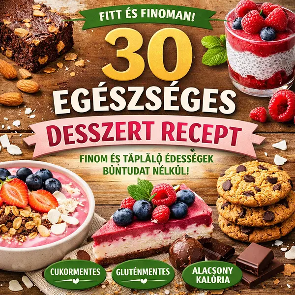 30 egészséges desszert recept