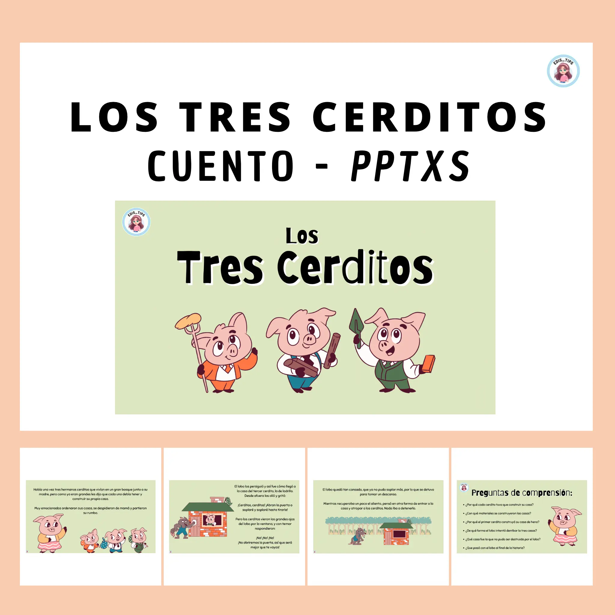 LOS TRES CERDITOS - PPTX