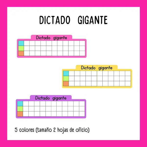 Dictado gigante