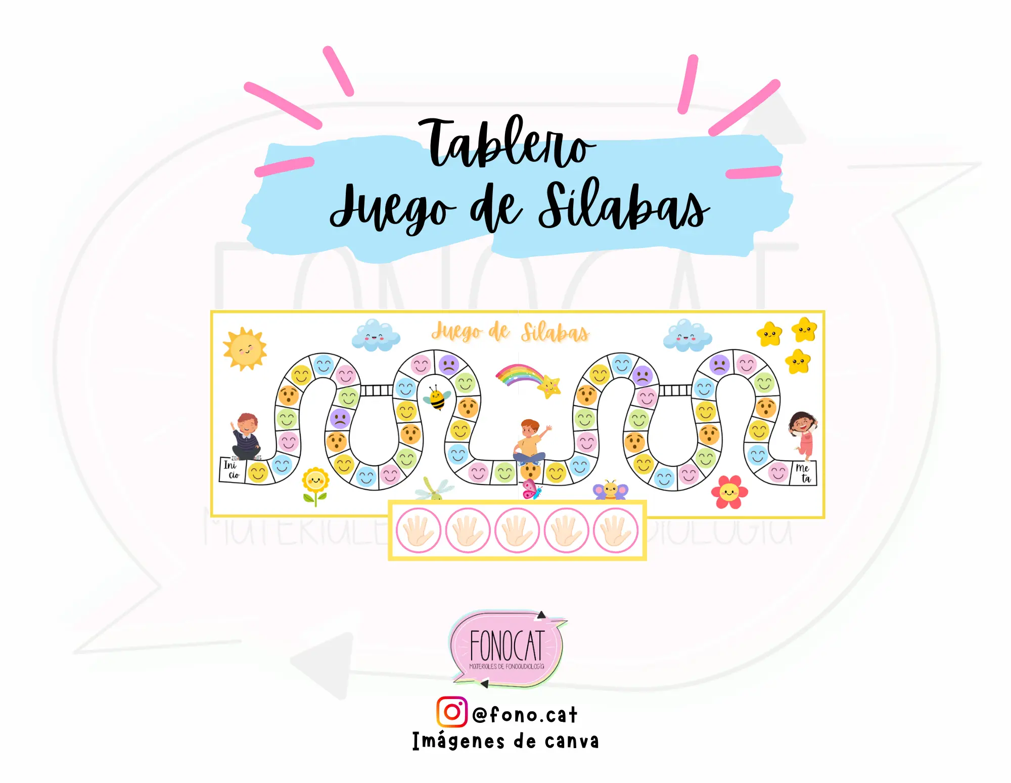 Tablero: Juego de Sílabas