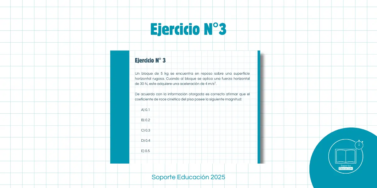 ejercicio resuelto mecánica fuerza de roce preparación paes admisión universitaria soporte educación (3).png
