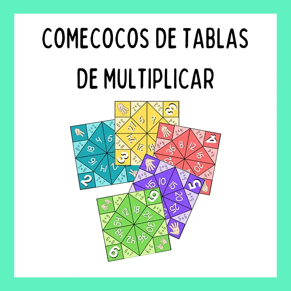 comecocos de tablas de multiplicar
