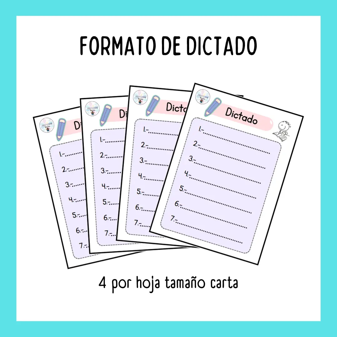 Formato de dictado