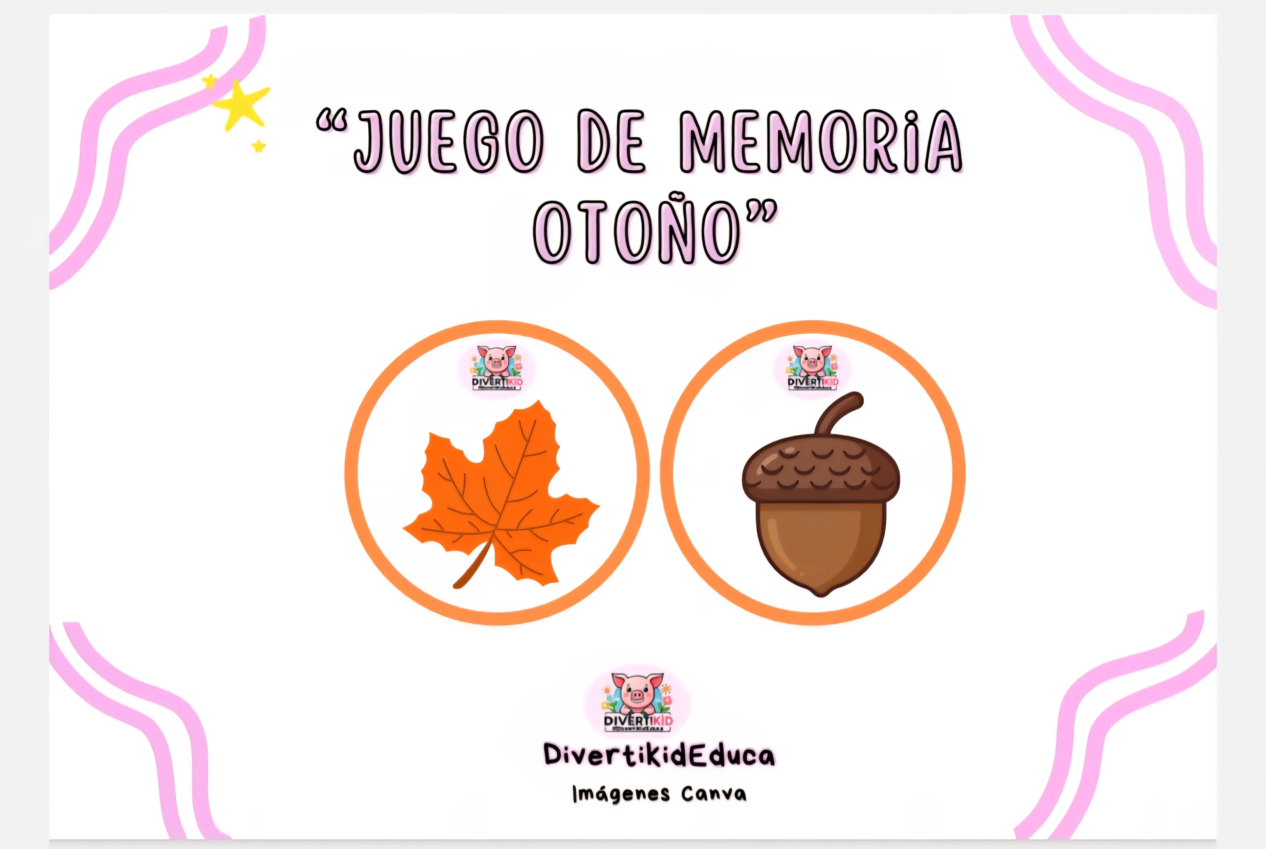 Juego de Memoria Otoño