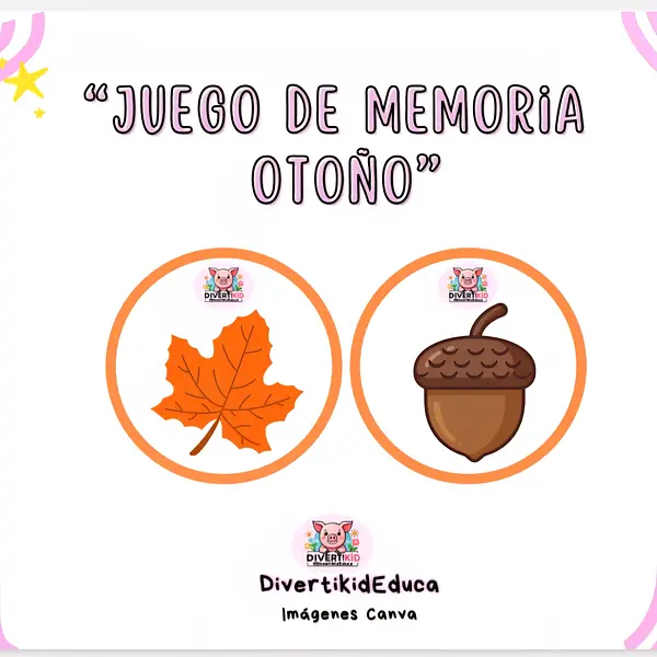 Juego de Memoria Otoño