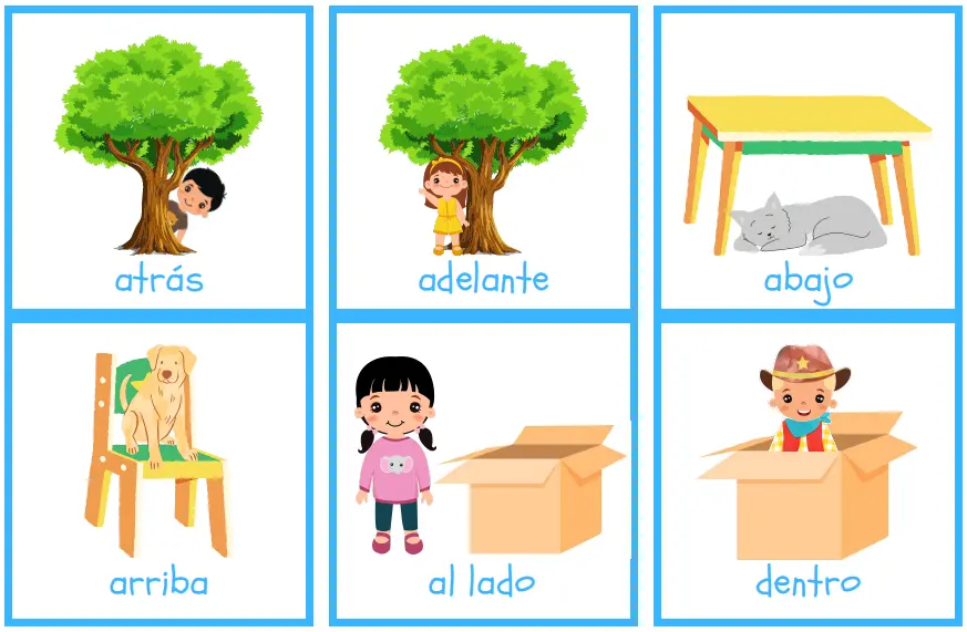 Láminas Nociones Espaciales