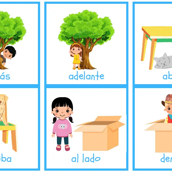 Láminas Nociones Espaciales